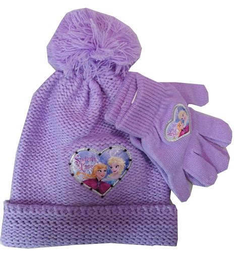 frozen hat and gloves